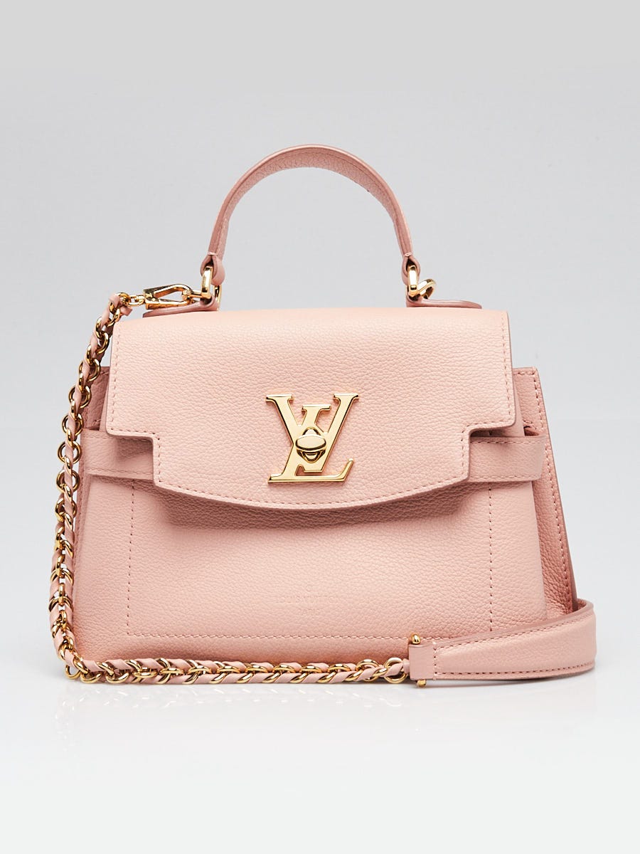 Louis Vuitton Rose Trianon Leather Lockme Ever Mini Bag | Yoogi's
