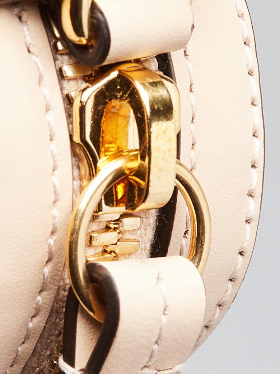 Gucci Beige GG Embossed Leather Super Mini Pochette Crossbody Bag