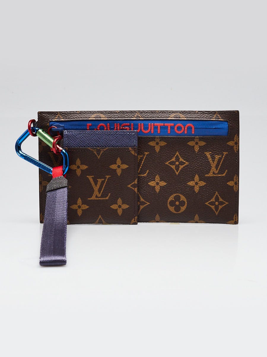 LOUIS VUITTON バンドー Louis Vuitton Monogram Coated Canvas Outdoor Ribbon Pochette