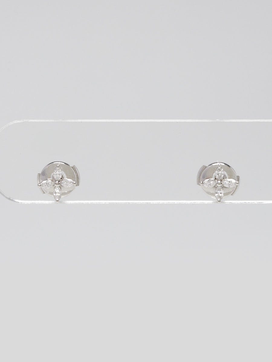 Tiffany & Co. Platinum and Diamond Victoria Flower Mini Stud Earrings