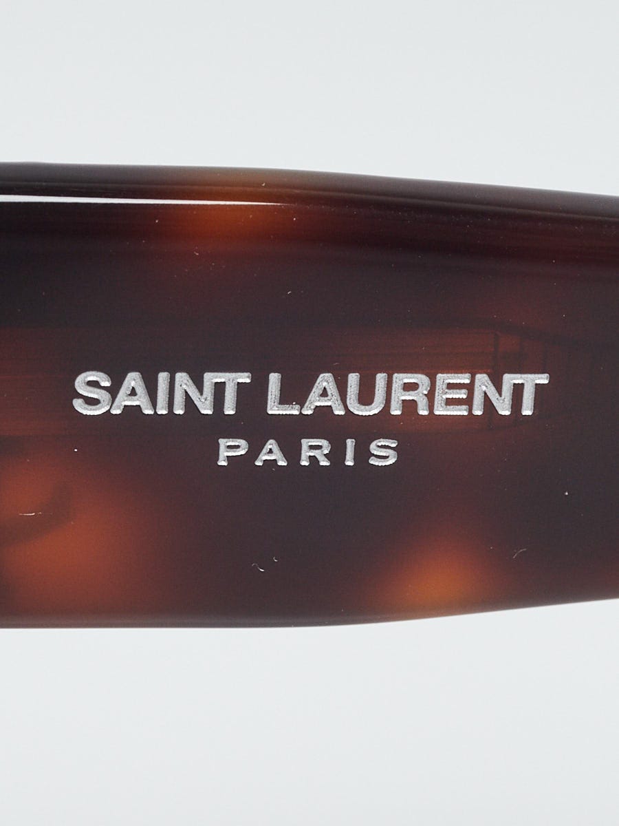 Yves Saint Laurent Tortoise Shell Acetate Sunglasses SLM8
