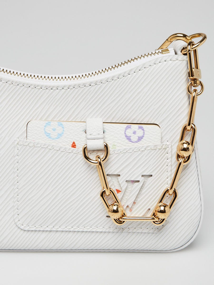 Louis Vuitton x TM White Epi Monogram Multicolor Marellini Bag