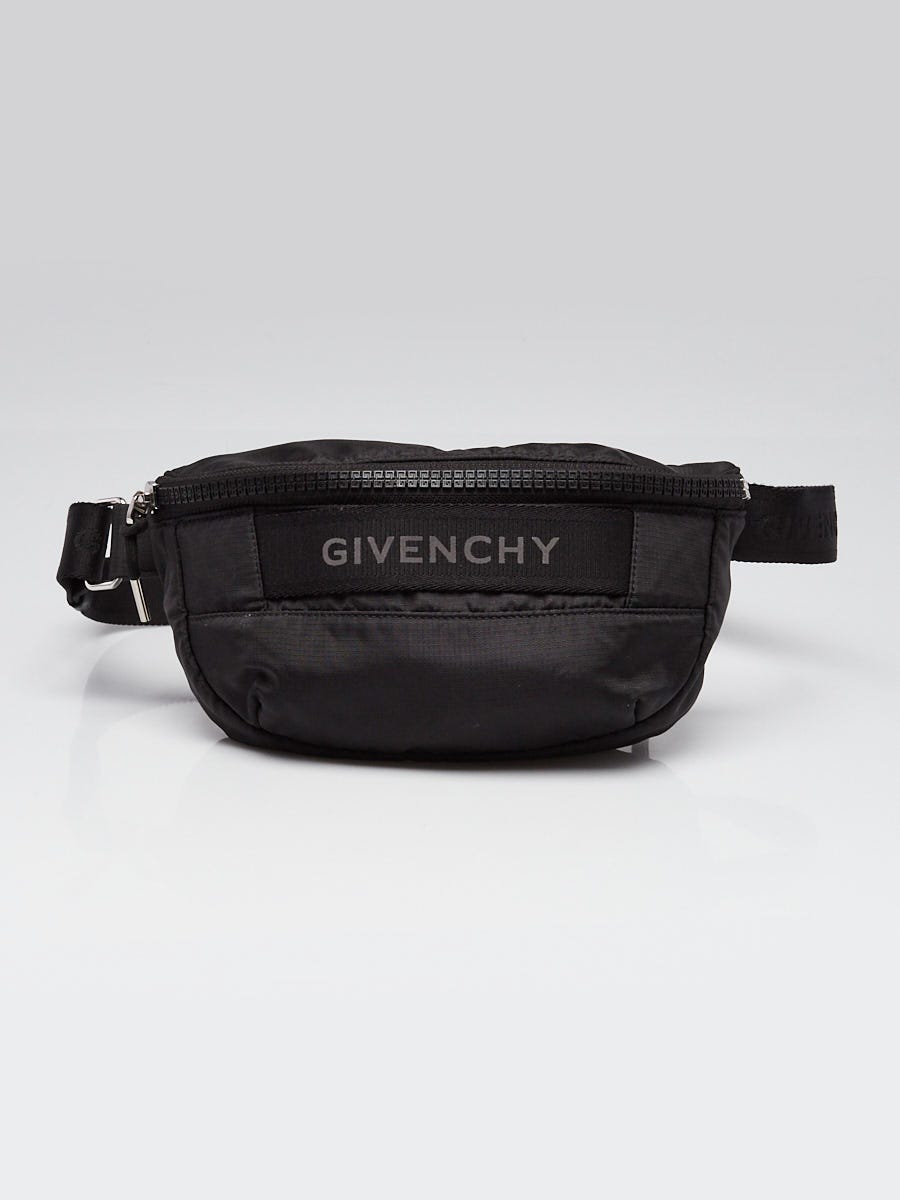Givenchy Black Nylon Trek Belt Bag | Yoogi's Closet