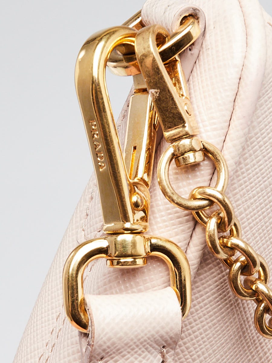 Prada Ninfea Saffiano Lux Leather 2005 Re-Edition Shoulder Bag