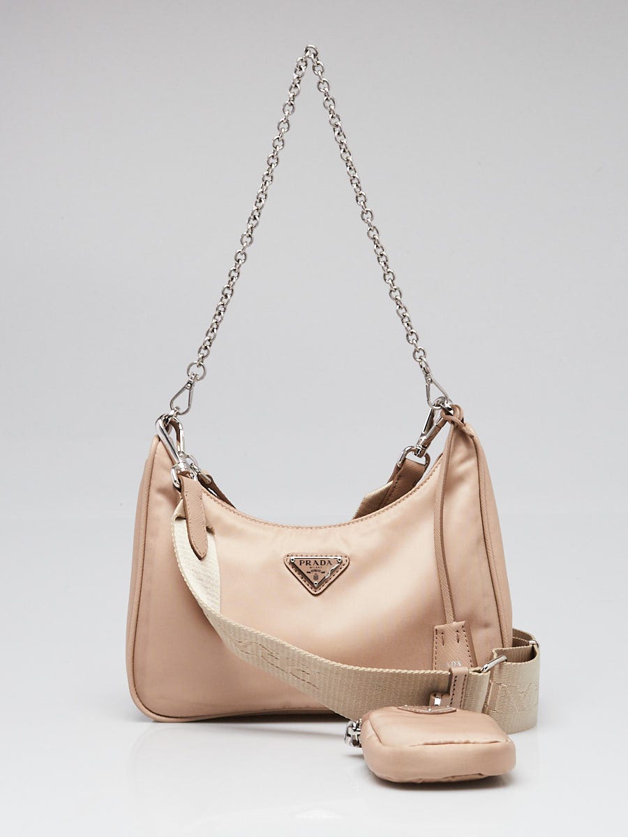 Prada Sabbia Saffiano Lux Leather Small Tote Bag BN1874 | Yoogi's