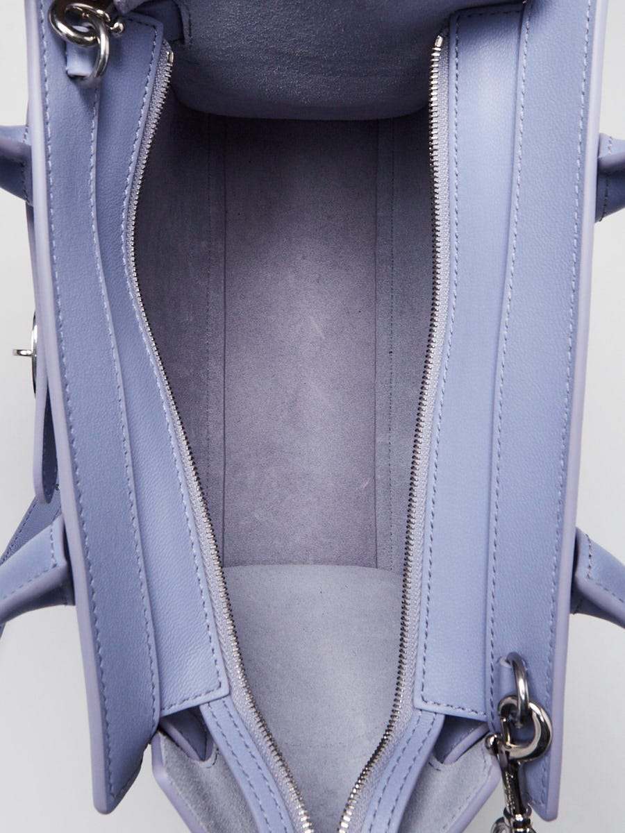 Mulberry Lilac Haze Classic Grain Leather Mini Zipped Bayswater