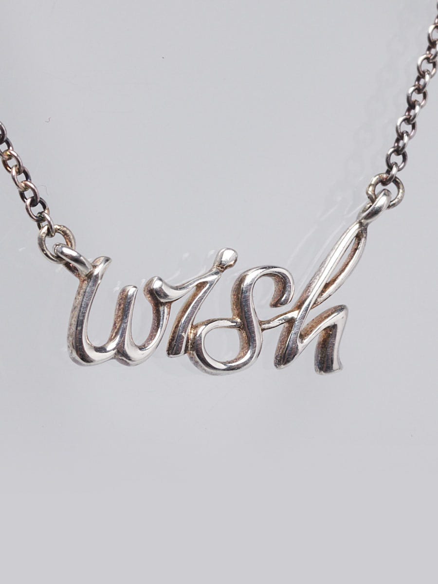 Tiffany & Co. Sterling Silver Paloma Picasso Graffiti Wish Pendant