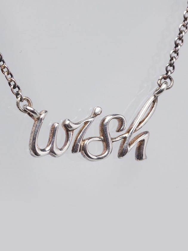 Tiffany & Co. Sterling Silver Paloma Picasso Graffiti Wish Pendant