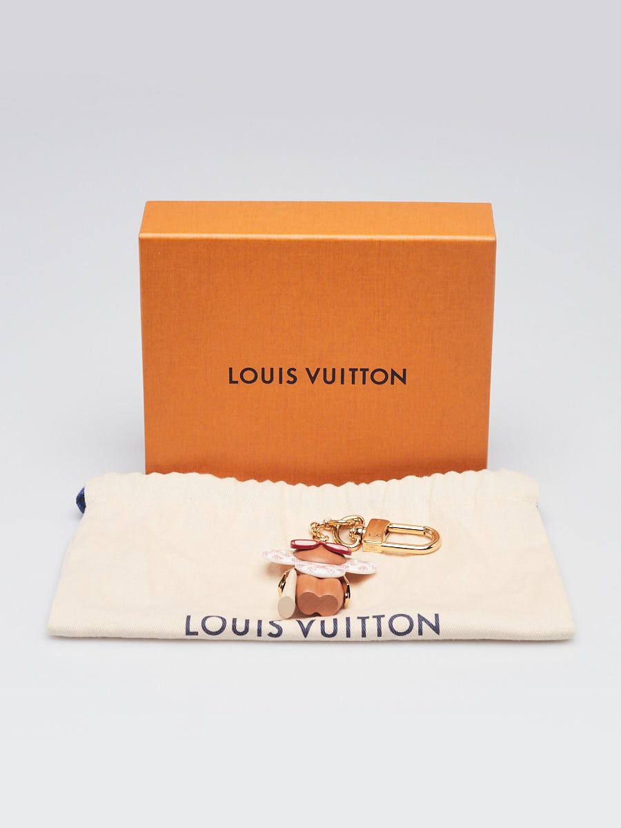 Louis Vuitton Pink Resin and Pear Wood Vivienne Summer Key Holder