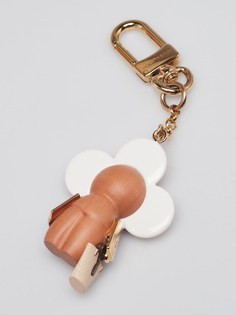Louis Vuitton Pink Resin and Pear Wood Vivienne Summer Key Holder