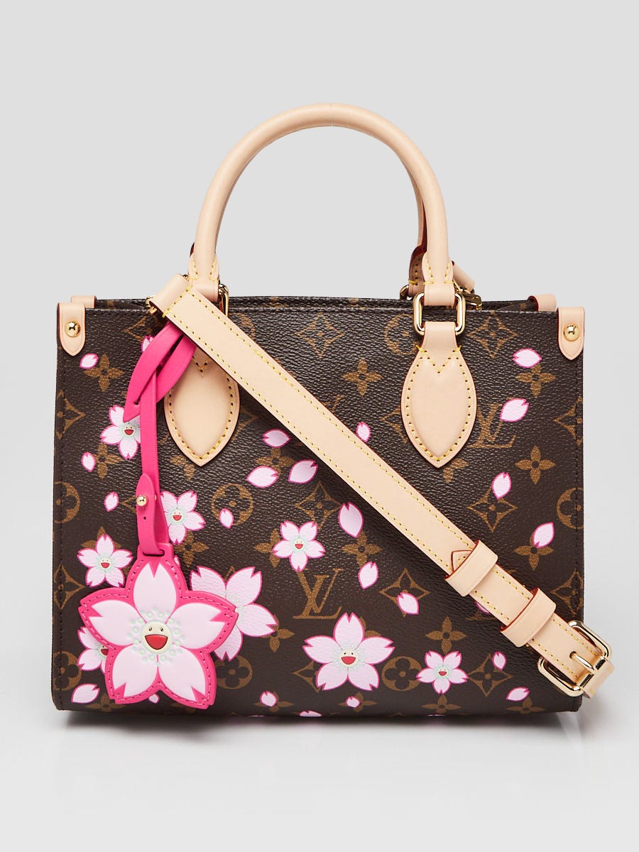やまにゃんさま Louis Vuitton モノグラム クラッチバッグ Louis Vuitton x TM Monogram Canvas Cherry Blossom Onthego PM Bag