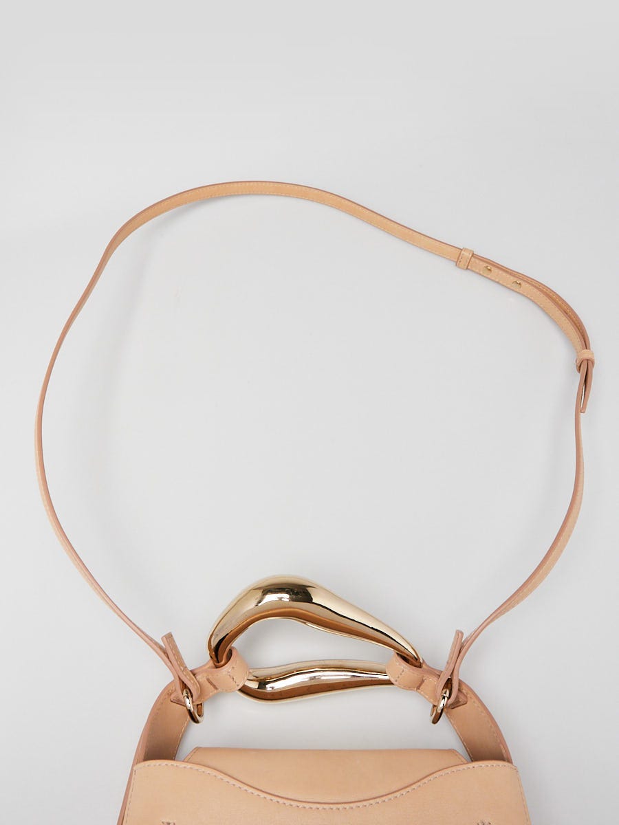 Chloe Classic Tobacco Leather Small Kiss Crossbody Bag | Yoogi's