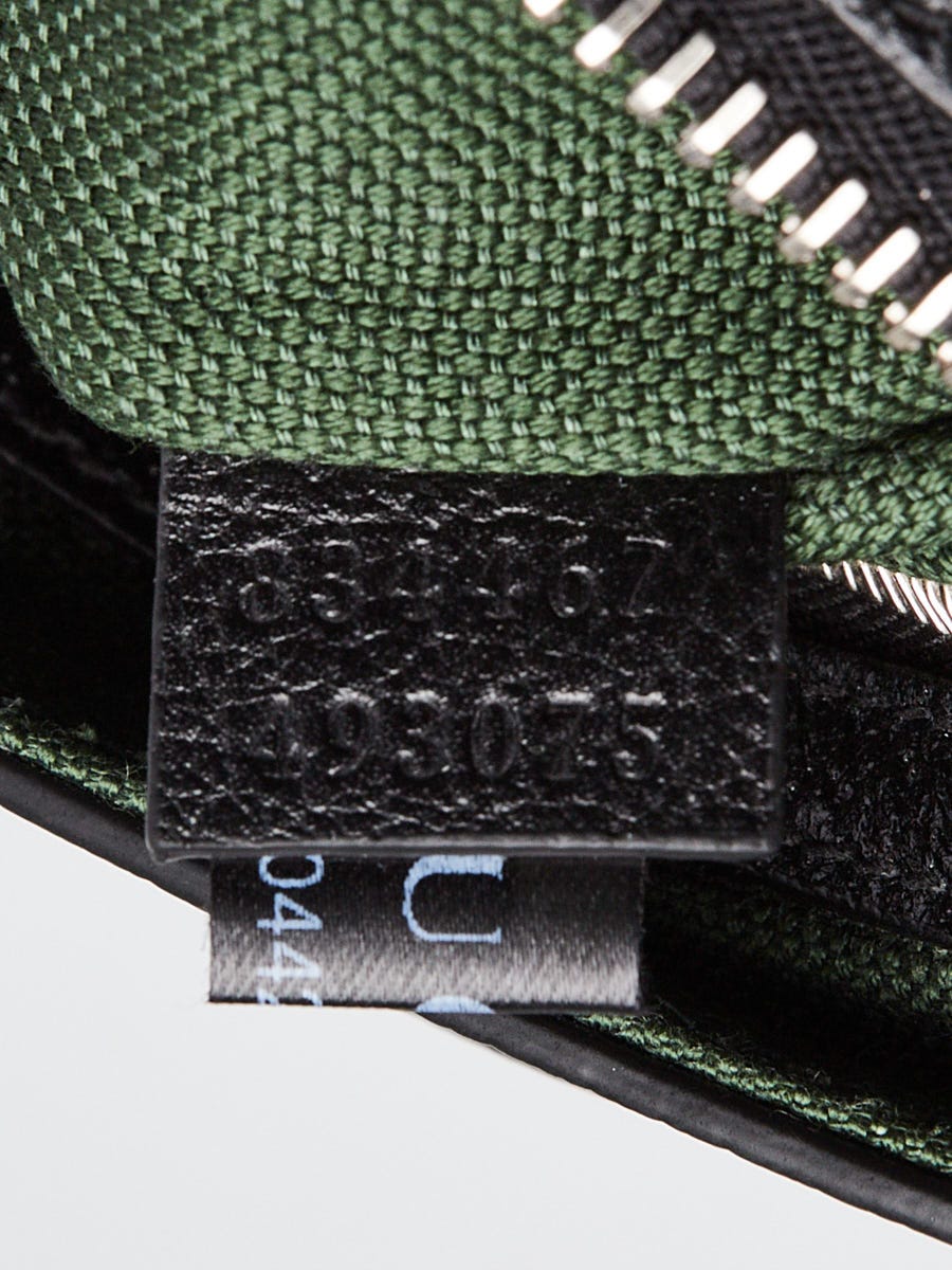 Gucci Black Pebbled Leather Ophidia Medium Messenger Bag | Yoogi's