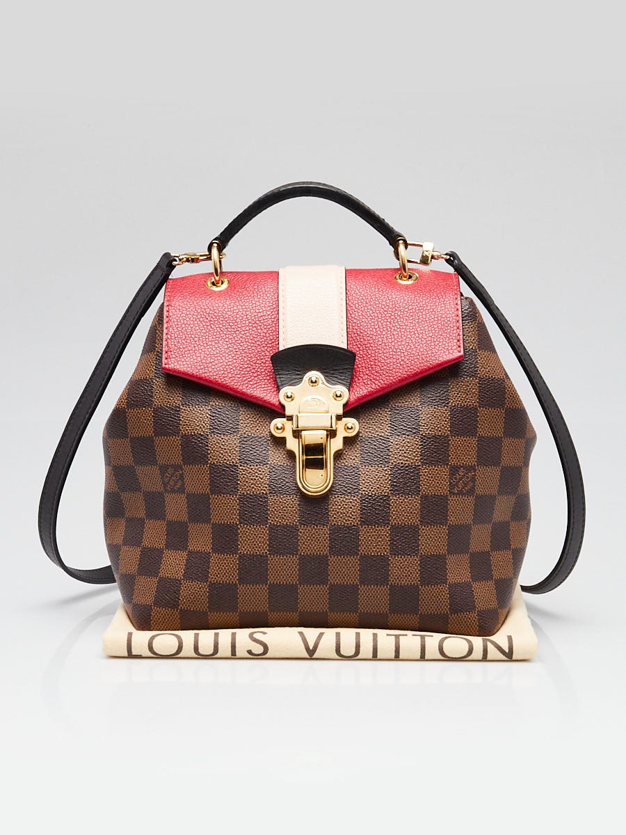 Louis Vuitton Red Damier Canvas Clapton Backpack Bag | Yoogi's Closet