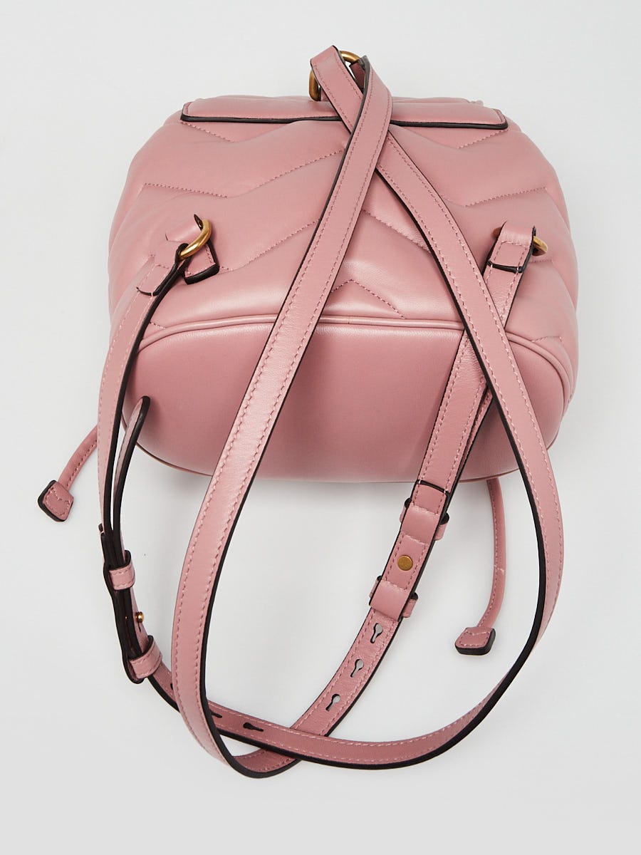 Gucci Pink Quilted Leather Marmont Backpack Bag Gucci | Bags | Gucci Pink Quilted Leather Marmont Backpack  main image 4