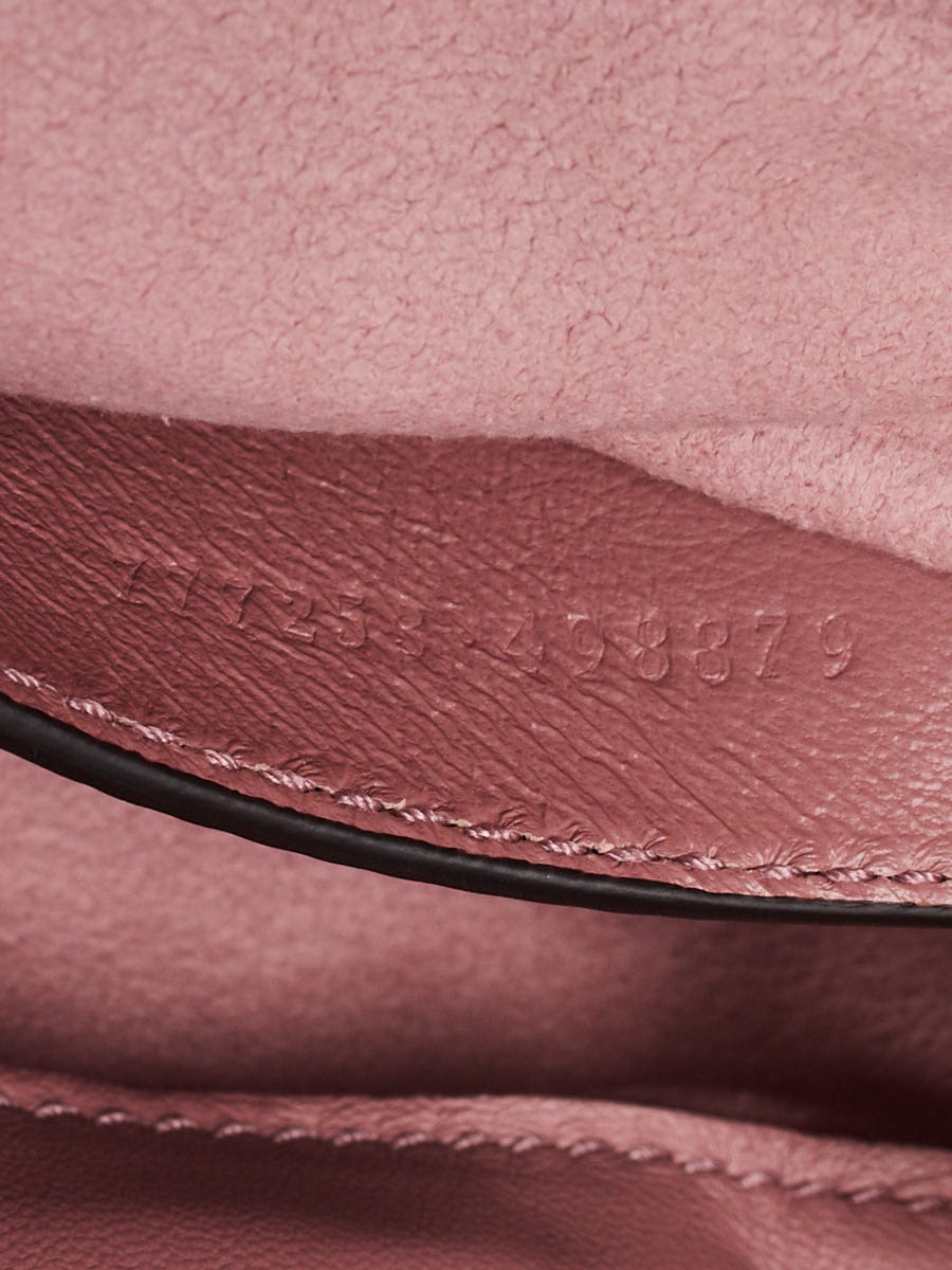 Gucci Pink Quilted Leather Marmont Backpack Bag | Yoogi display picture 1