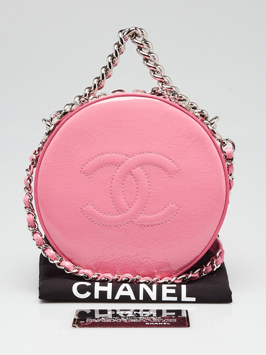 Chanel Pink Patent Leather Round As Earth Bag | Yoogi's Closet