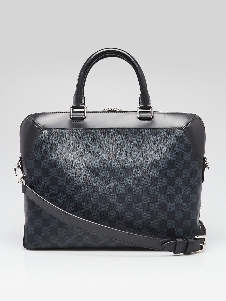 Louis Vuitton Damier Cobalt Canvas Oliver Briefcase Bag | Yoogi's