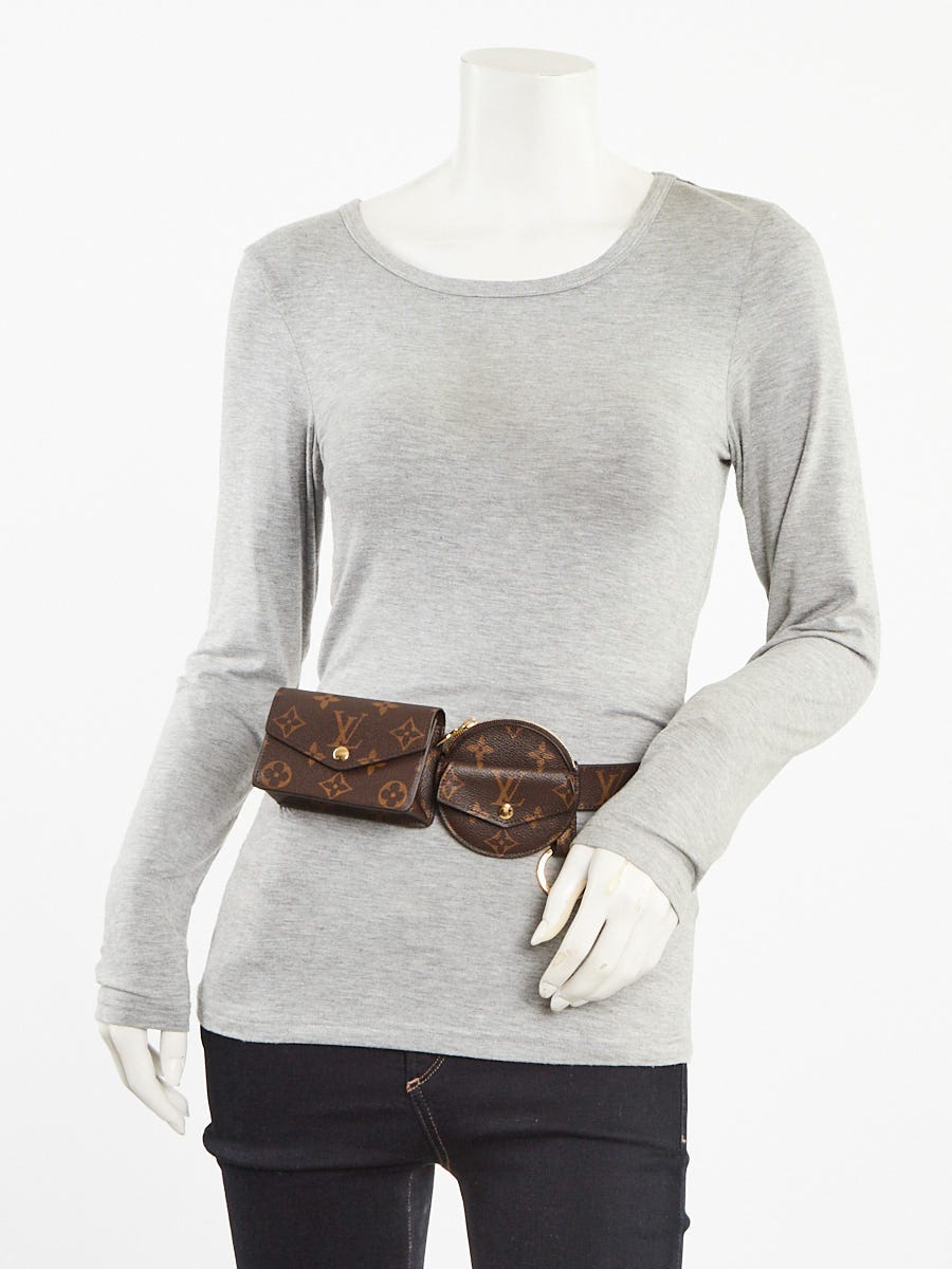 Louis Vuitton Monogram Canvas Daily Multi Pocket 30mm Belt Size 80/32