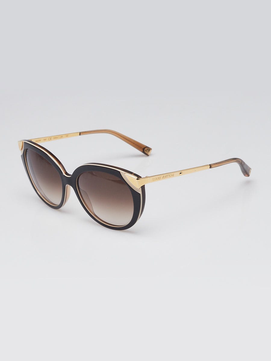 Louis Vuitton Black Acetate Frame Oversized Sunglasses Z0620W