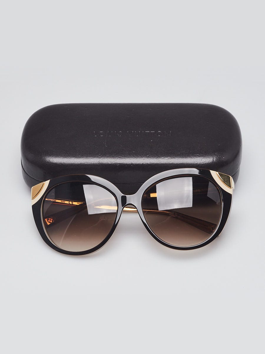 Louis Vuitton Black Acetate Frame Oversized Sunglasses Z0620W
