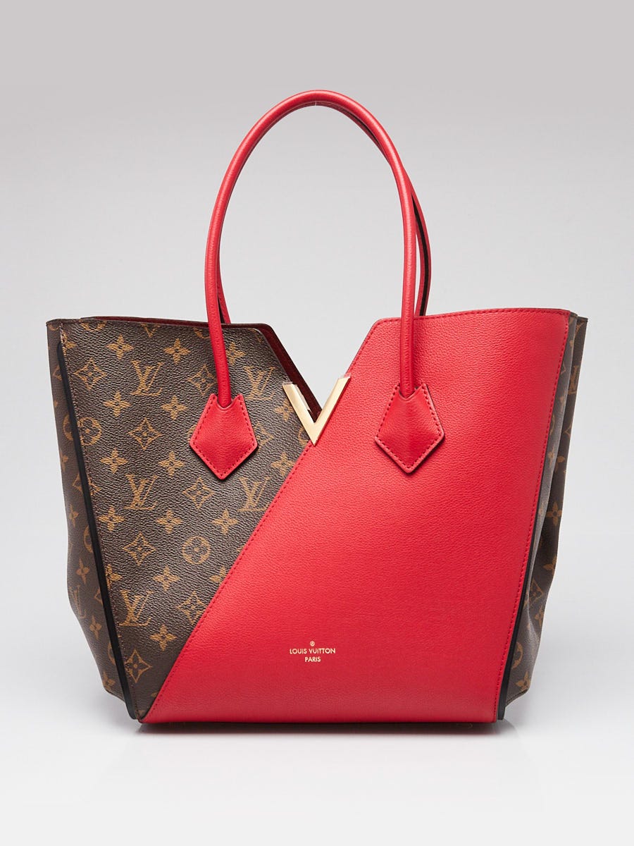Louis Vuitton Monogram トートバッグ Louis Vuitton Monogram Canvas and Cerise Leather Kimono Tote Bag