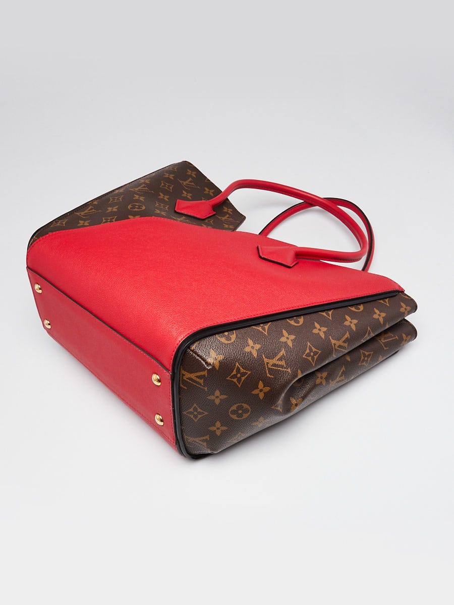Louis Vuitton Monogram Canvas and Cerise Leather Kimono Tote Bag