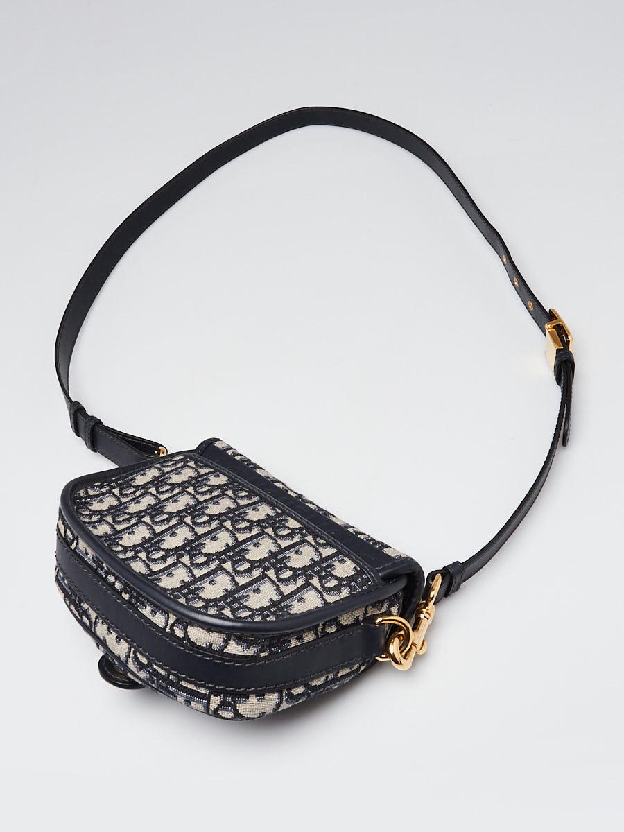 Christian Dior Blue Oblique Canvas Small Dior Bobby Bag | Yoogi's