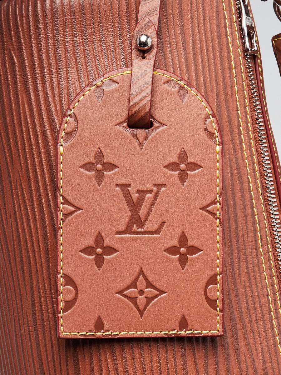 Louis Vuitton Brown Epi Leather Soft Polochon XL Bag | Yoogi's Closet