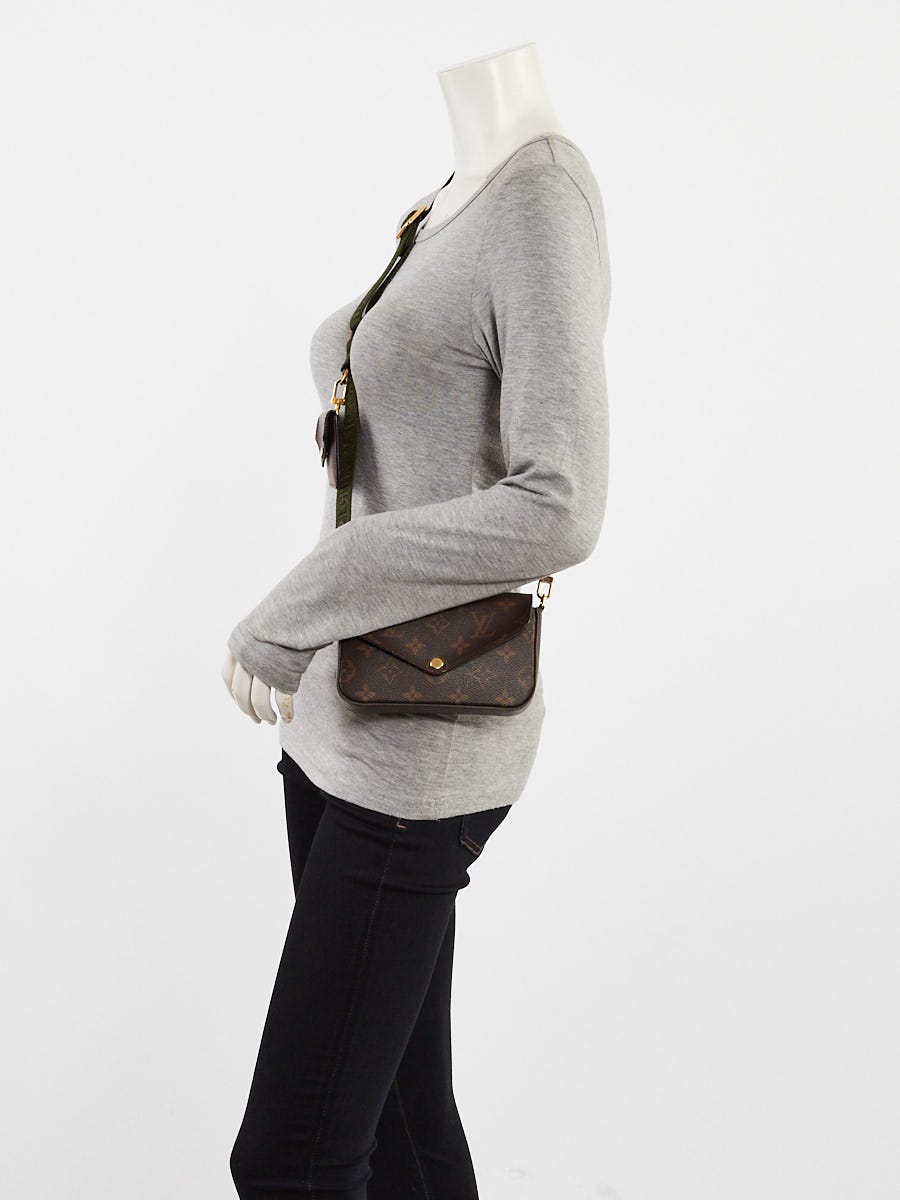 Louis Vuitton Monogram Canvas Felicie Strap And Go Bag