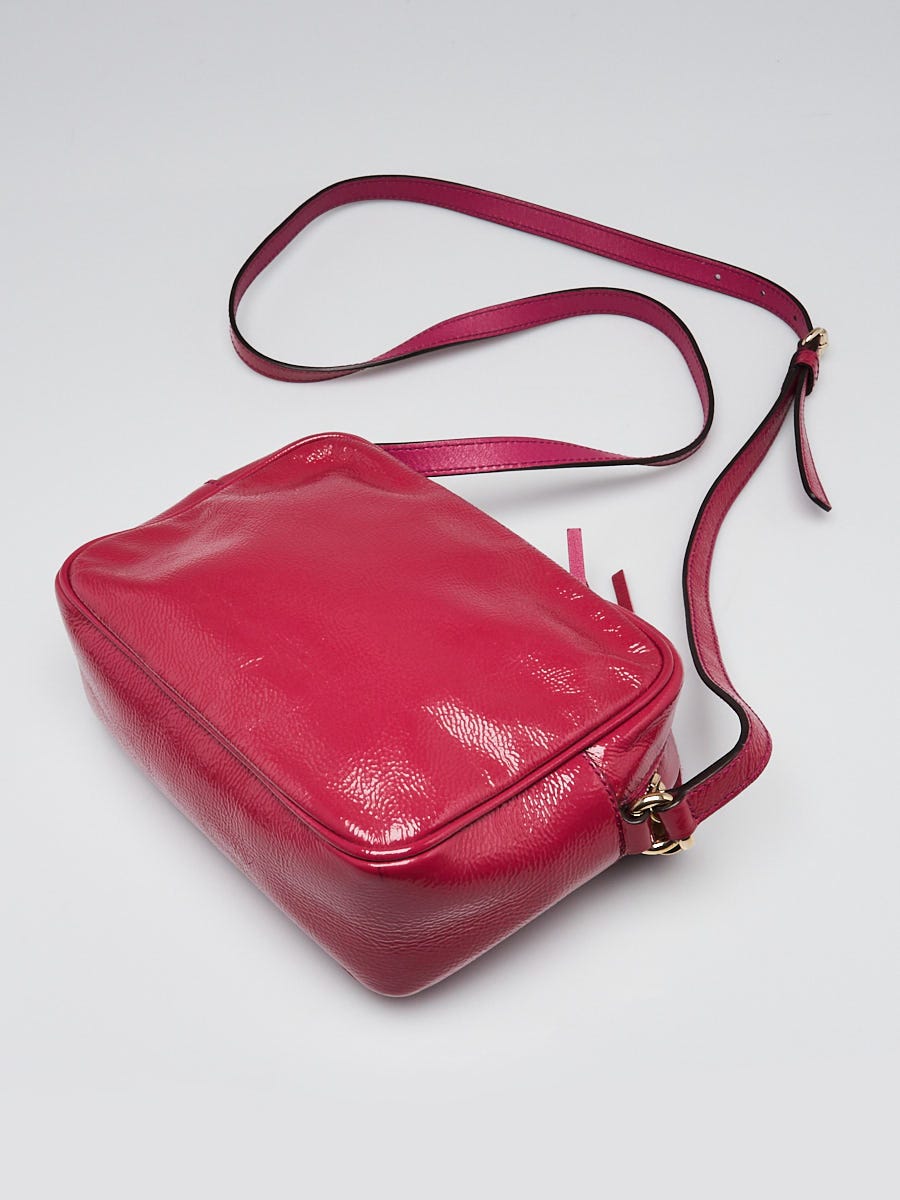 Gucci Pink Patent Leather Soho Disco Shoulder Bag | Yoogi's Closet