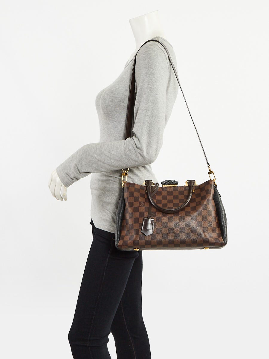 Louis Vuitton Black Damier Canvas Brittany Bag
