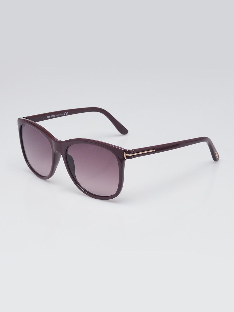 Tom Ford Brown Acetate Frame Celina Sunglasses TF361 | Yoogi's Closet