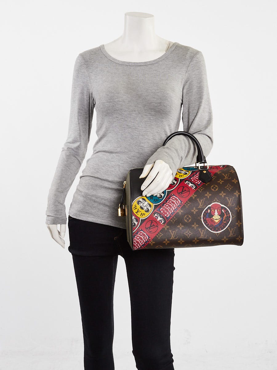Louis Vuitton Limited Edition Monogram Canvas Kabuki Speedy 30 Bag