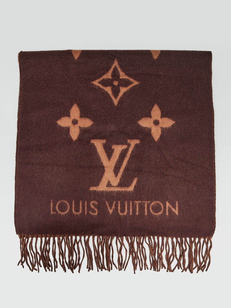 Louis Vuitton Beige/Taupe Monogram Cashmere Reykjavik Scarf