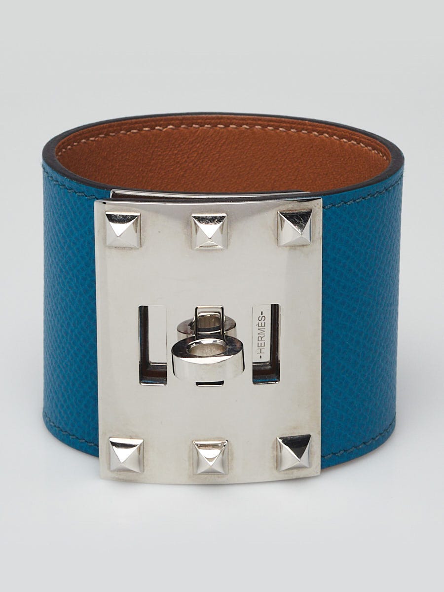 HERMES オルゴール Hermes Colvert Epsom Leather Gold Plated Kelly Dog Extreme