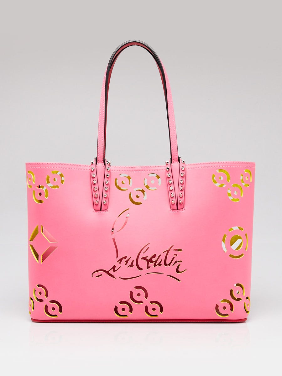 Christian Louboutin Fiesta Citronelle Leather Loubinthesky Small