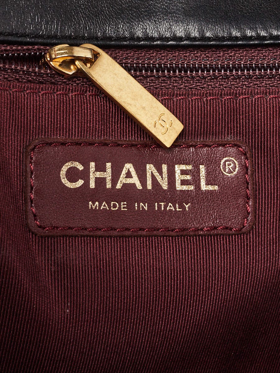 Chanel Black 2.55 Reissue Quilted Patent Leather Accordion Flap