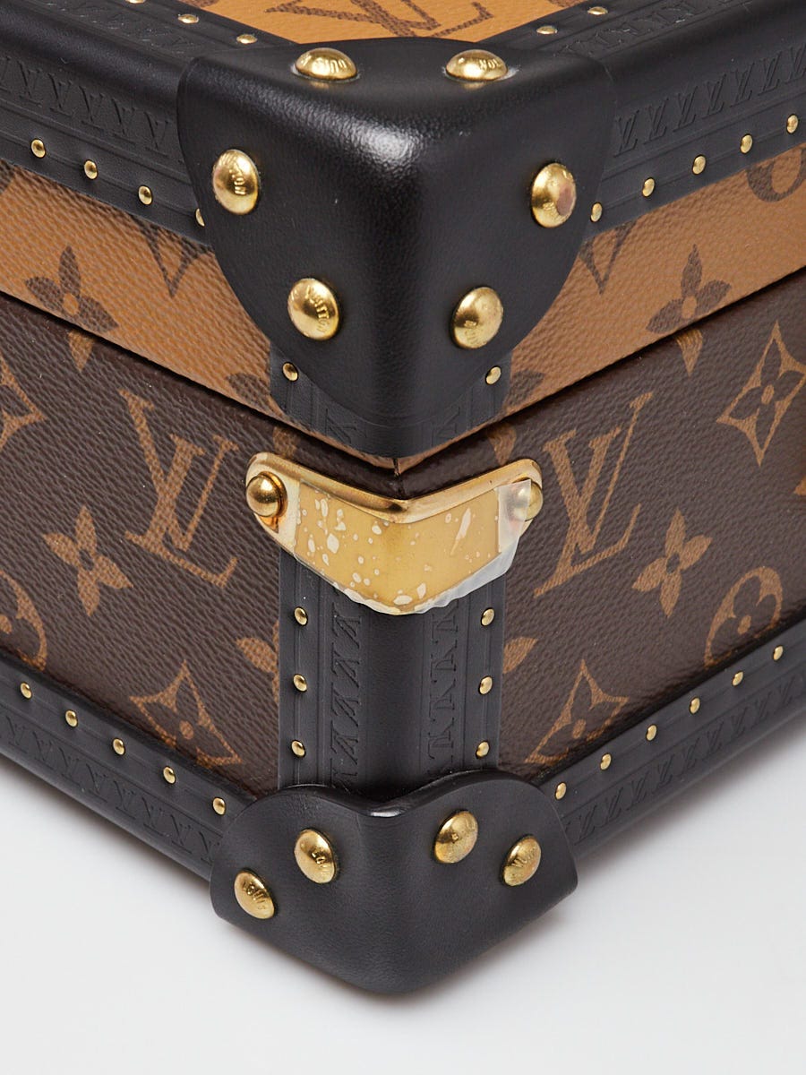Louis Vuitton Monogram Reverse Canvas and Leather Coffret Tresor