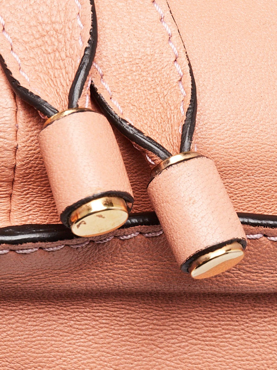 Chloe Pink Leather Marcie Medium Hobo Bag | Yoogi's Closet
