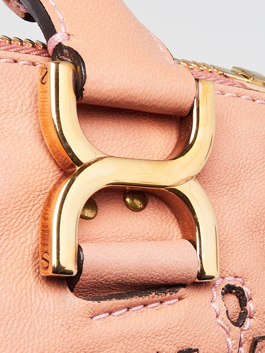 Chloe Pink Leather Marcie Medium Hobo Bag | Yoogi's Closet
