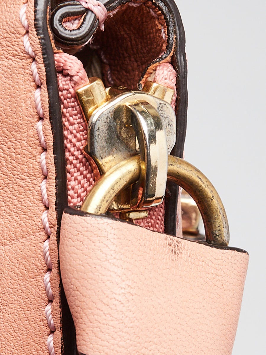Chloe Pink Leather Marcie Medium Hobo Bag | Yoogi's Closet
