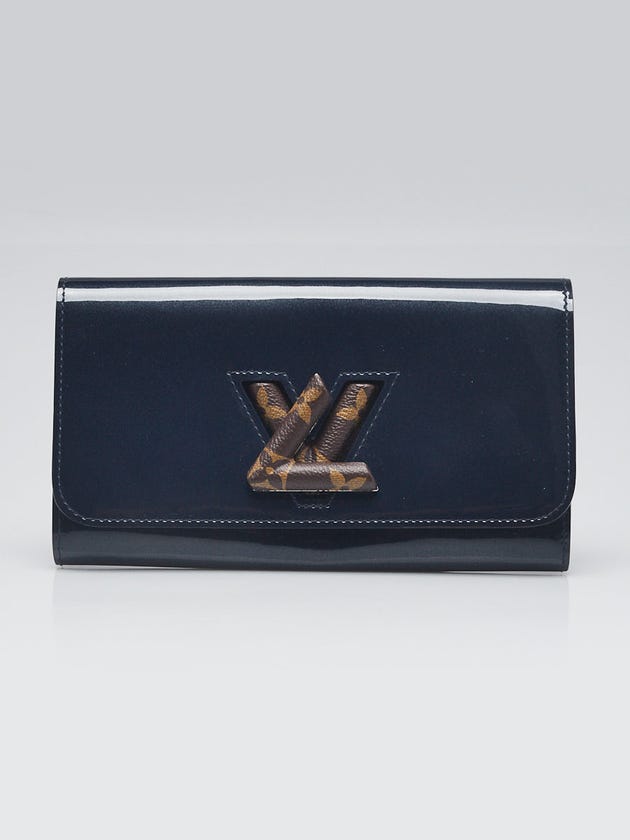 Louis Vuitton Blue Infini Vernis Monogram Canvas Twist Wallet