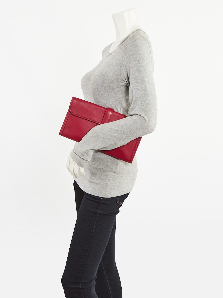 Hermes Rubis Swift Leather Jige Elan Clutch Bag