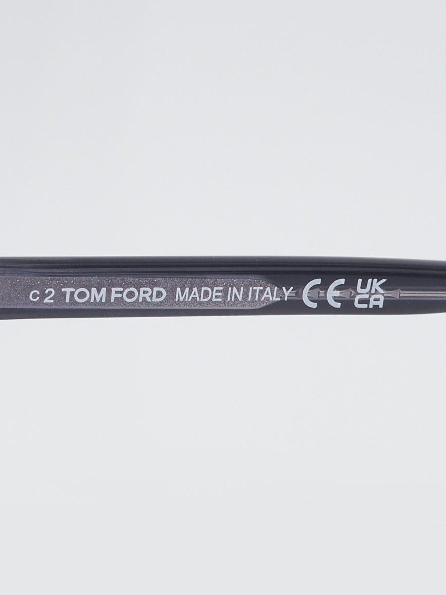 Tom Ford Grey Acetate Square Frame Hudson 02 Sunglasses- TF997-H