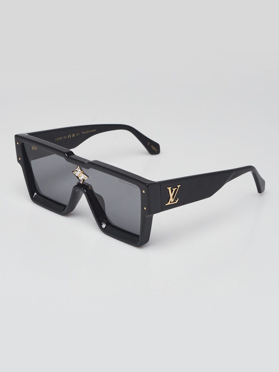 Louis Vuitton Black Acetate and Swarovski Crystal Cyclone