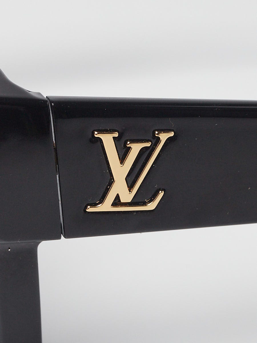 LOUIS VUITTON ライトウェイトクリンクル ナイロン ルイヴィトン Louis Vuitton Black Acetate and Swarovski Crystal Cyclone