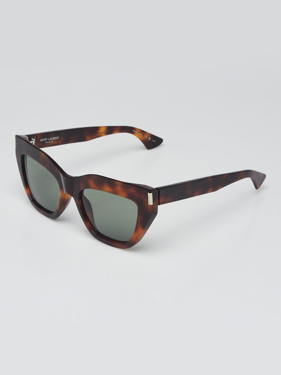 Yves Saint Laurent Tortoise Shell Acetate Sunglasses SL759