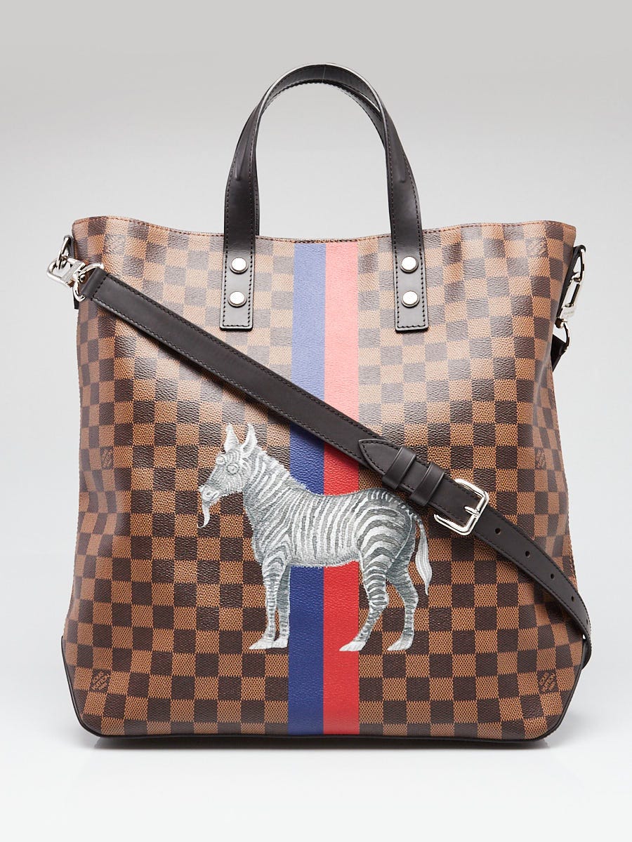 ゆなページ。Louis Vuitton ボストン60 Louis Vuitton Damier Canvas Zebra Print Savane Chapman Brothers