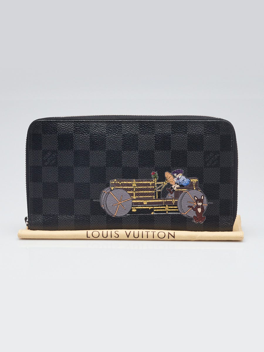 Louis Vuitton Damier Graphite Illustre Zippy Organizer Wallet